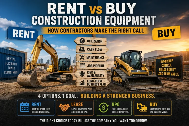 rent or buy heavy equipment